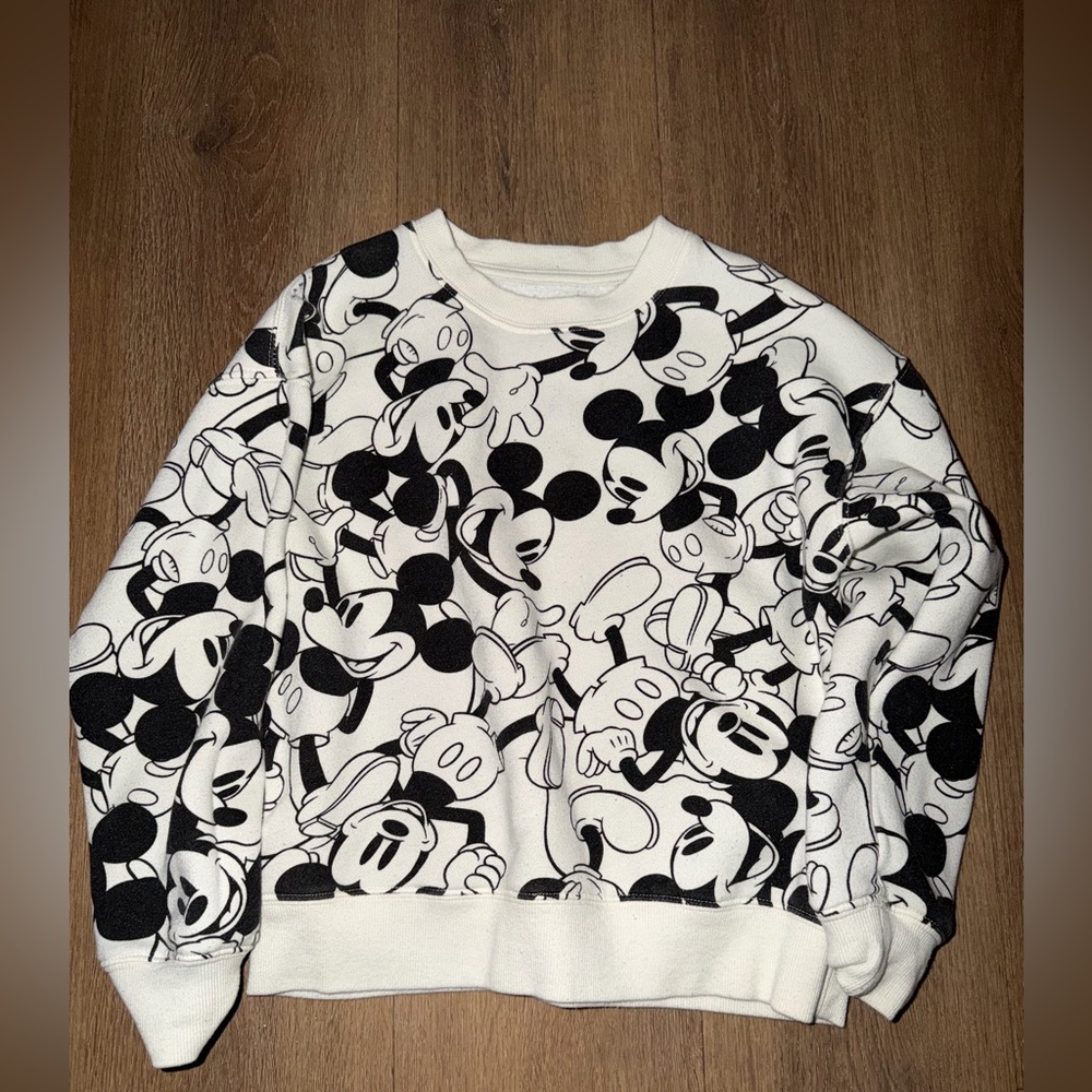 Disney Mickey Mouse Cream and Black Jacket